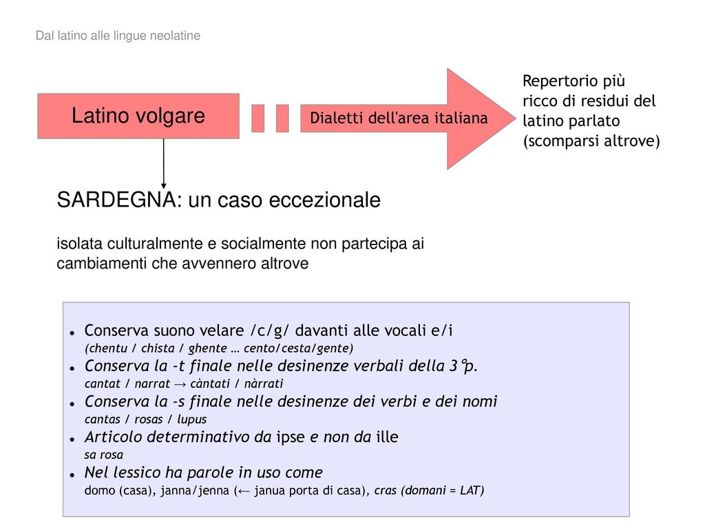 LA LUNGA STORIA DI UNA LINGUA Dal Latino Alle Lingue Neolatine Ppt